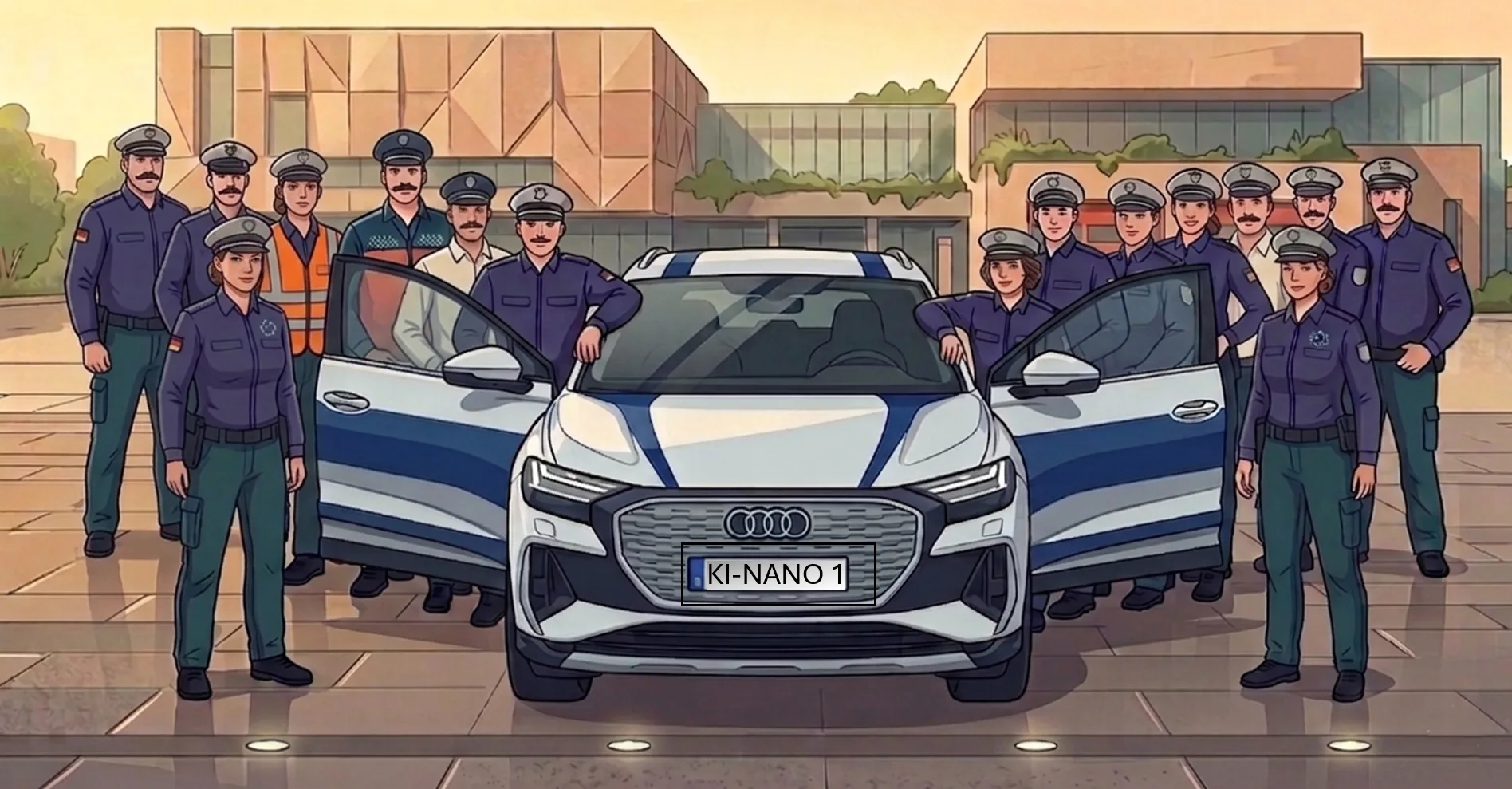 Ordnungsdienst Illustration
