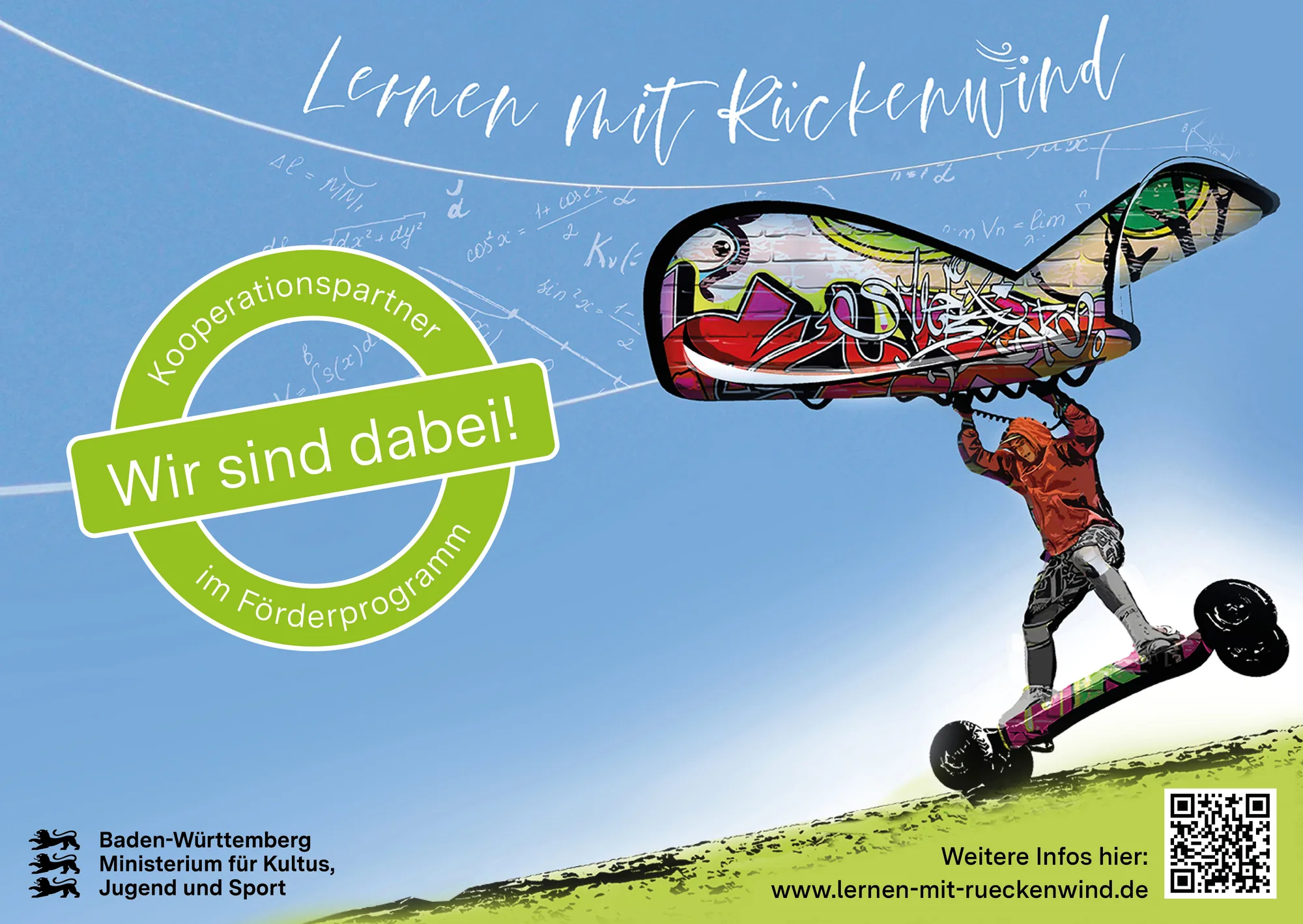 Rückenwind - Wir sind dabei Logo